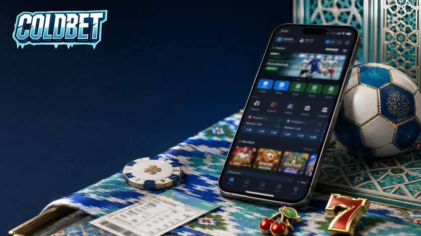 ColdBet mobil ilovasi O‘zbekistonda sport va kazino uchun